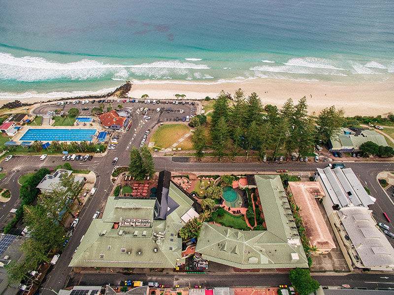 The Byron Bay Beach Hotel, Opposite Main Beach